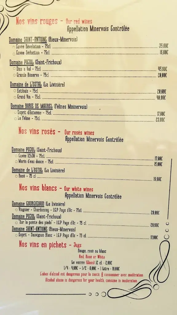 Menu_La Grande Fontaine_Caunes-Minervois_image_4