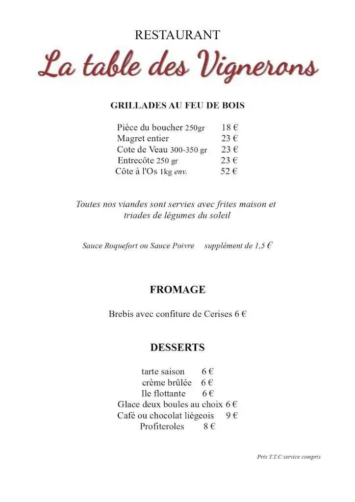 Menu_La Table des Vignerons_Trausse_image_1