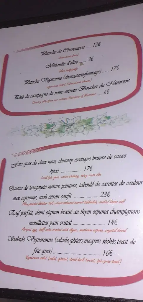 Menu_La Table des Vignerons_Trausse_image_3