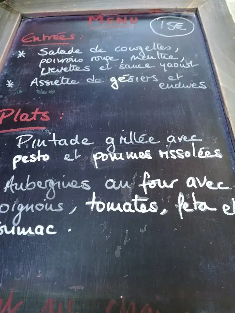 Menu_La Table d'Emilie_Caunes-Minervois_image_1