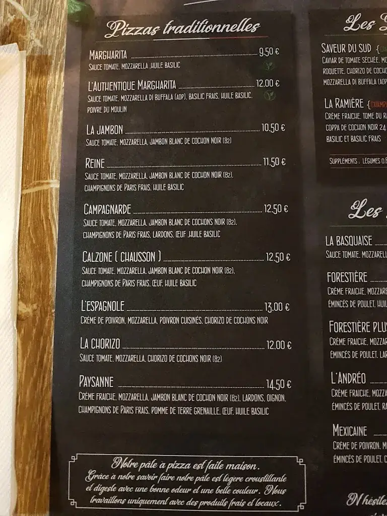 Menu_La bonne pizz' Caussade_Caussade_image_3