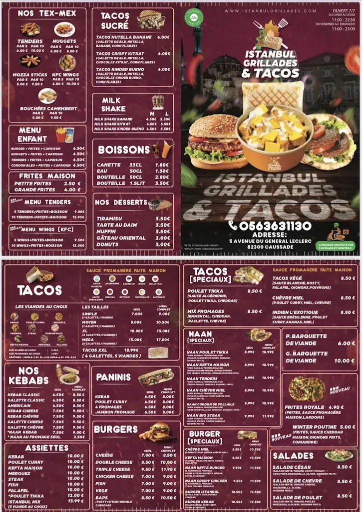 Menu_Istanbul Grillades & Tacos_Caussade_image_1