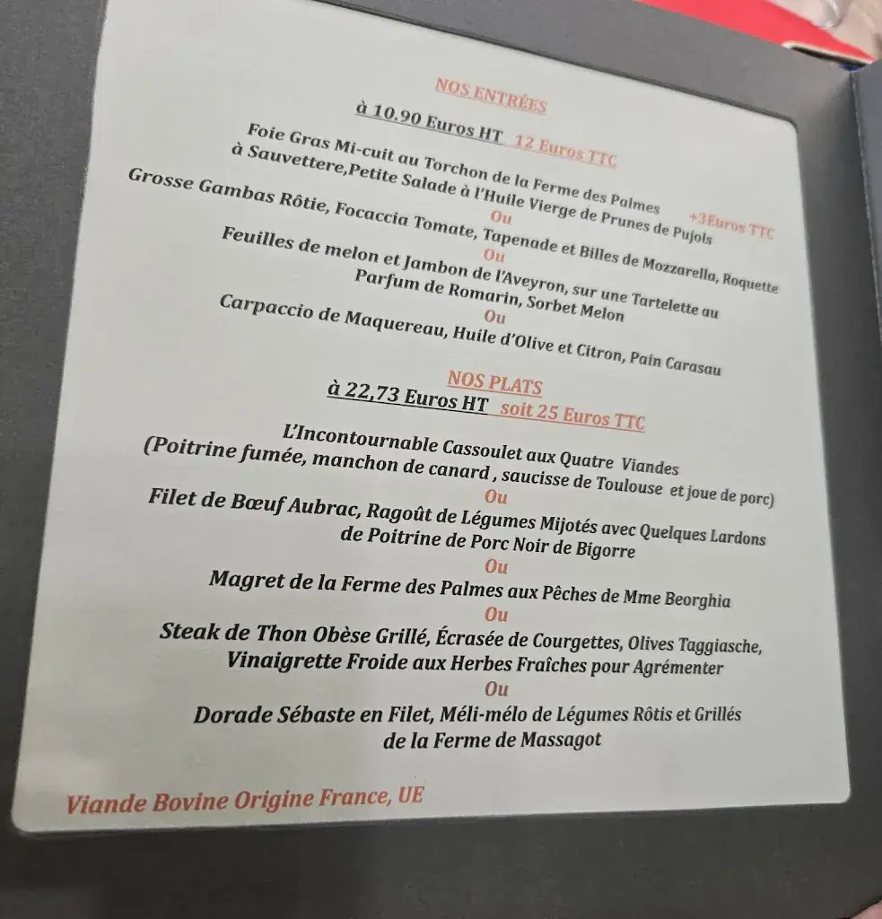 Menu_L'auberge Du Moulin_Castelsarrasin_image_1