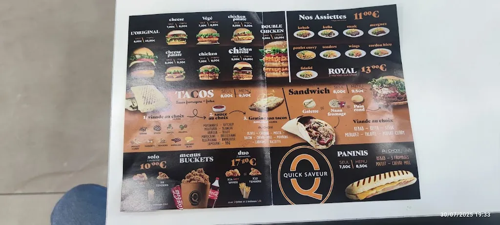 Menu_QUICK SAVEUR_Castelsarrasin_image_1