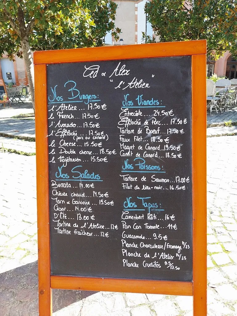 Menu_Ced & Alex - L'Atelier_Moissac_image_1
