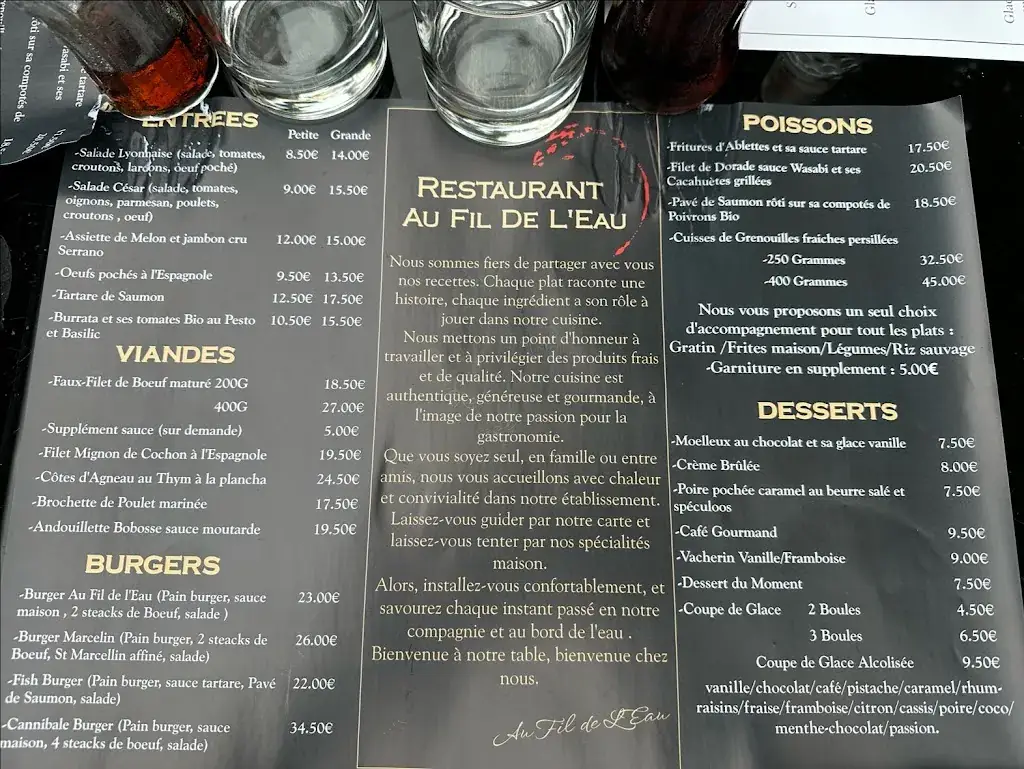 Menu_Au Fil de L'Eau loyettes_Loyettes_image_2