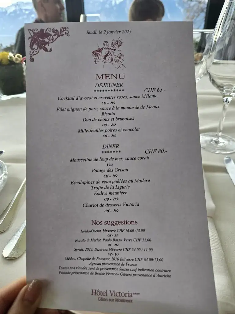 Menu_Restaurant Victoria - Montreux_Glion_image_1