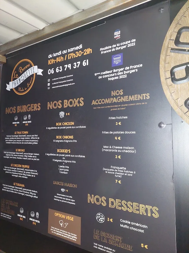 Menu_La Bonne Franquette Caveirac_Caveirac_image_4