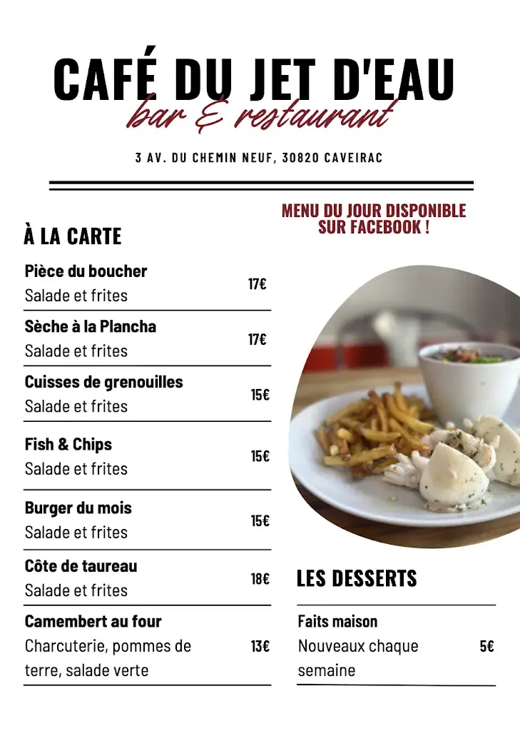 Menu_Cafe Du Jet d'eau_Caveirac_immagine_1