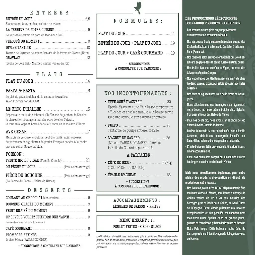 Menu_LA VIDA_Nîmes_image_1