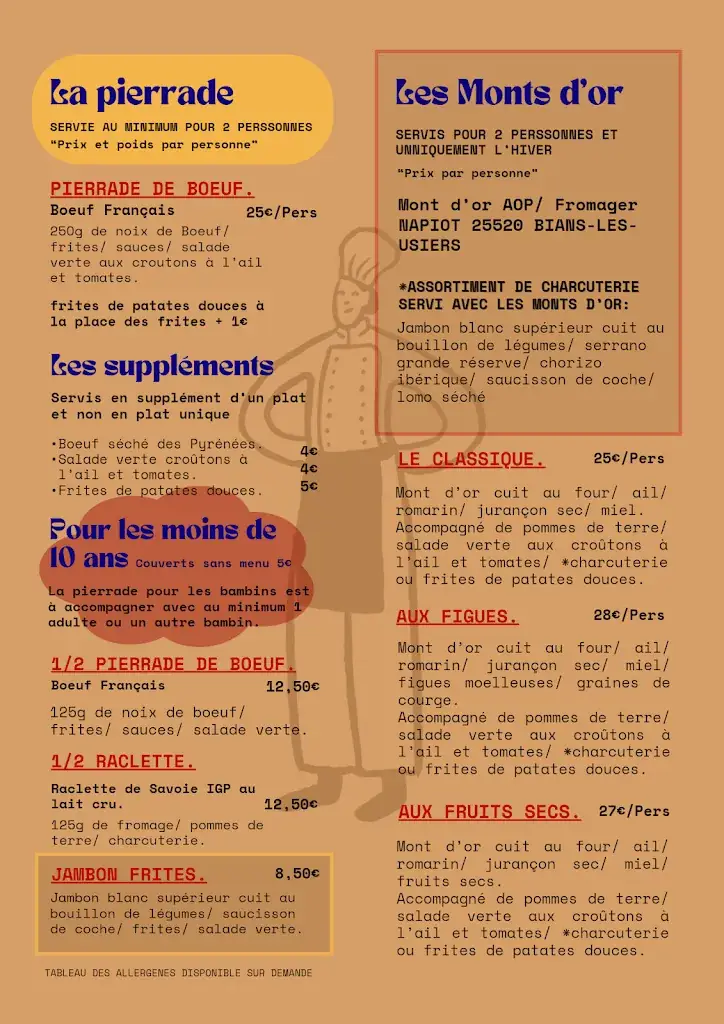 Menu_A La Bonne Franquette_Cauterets_image_1