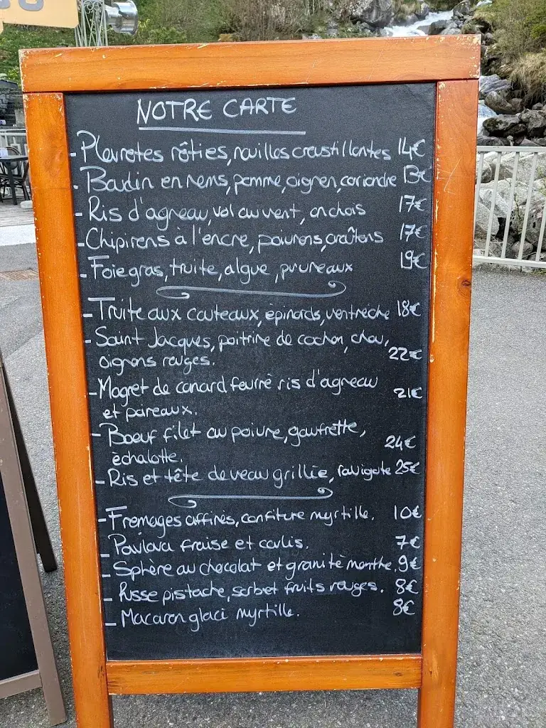 Menu_l'Abri du Benques_Cauterets_image_3