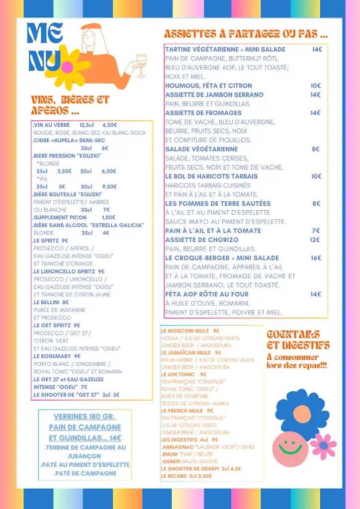 Menu_LA PIQUE LONGUE_Cauterets_image_2