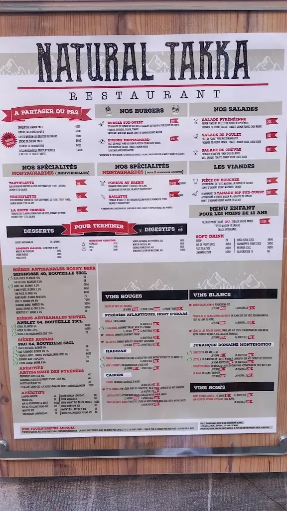 Menu_Natural Takka Restaurant_Cauterets_image_4