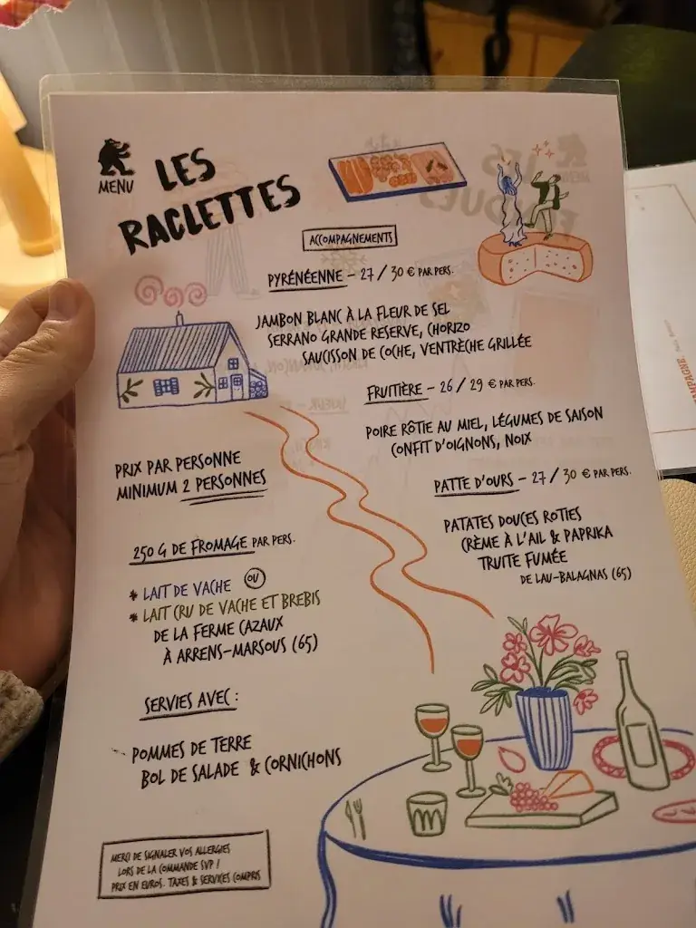 Menu_La Patte d’Ours_Cauterets_image_3