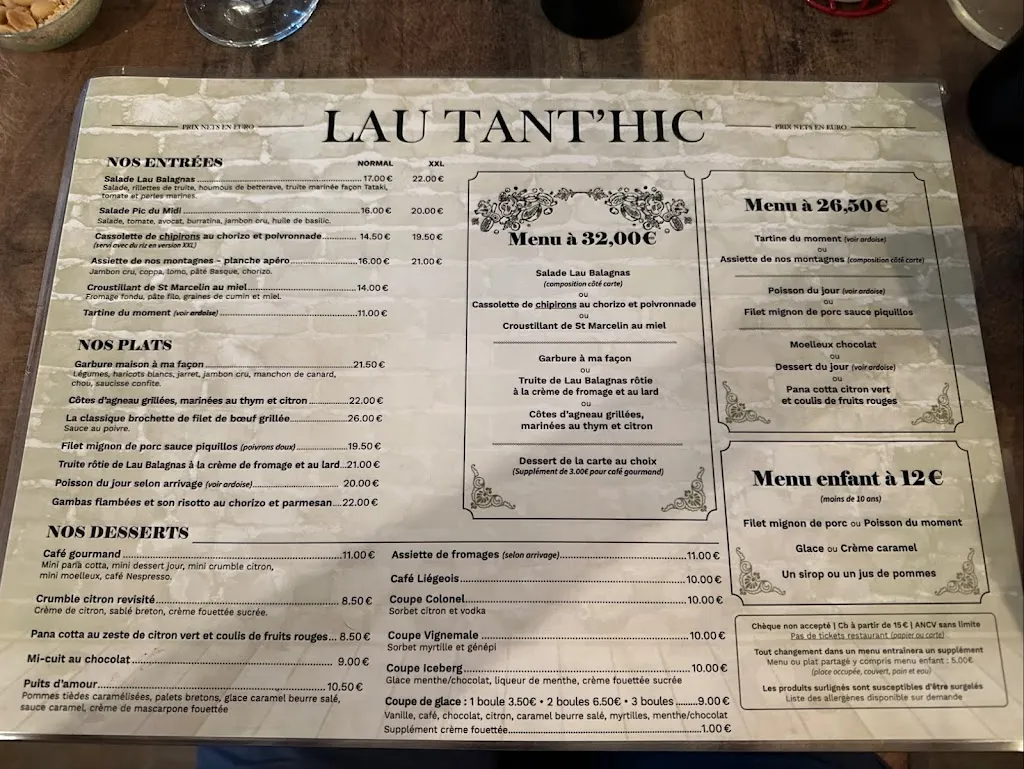 Menu_Lau Tant'hic_Cauterets_image_1