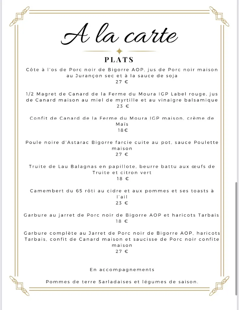 Menu_Restaurant Quin Te Va_Cauterets_image_4