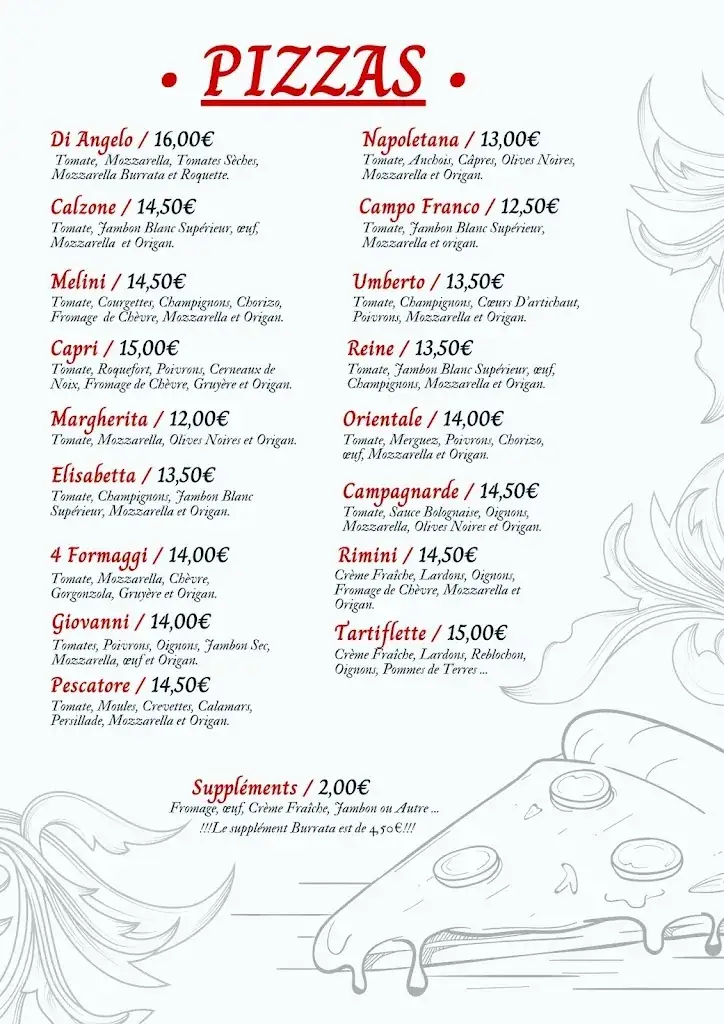 Menu_Pizzeria Grill Giovanni_Cauterets_immagine_1