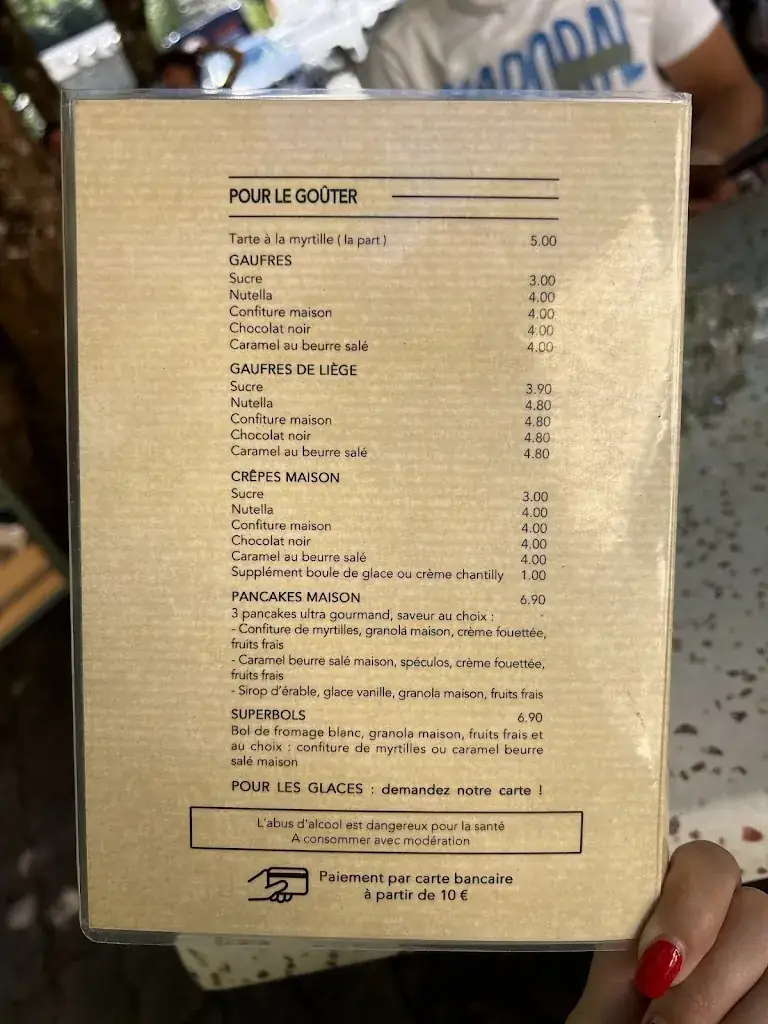 Menu_Le chalet des Pyrénées_Cauterets_image_2