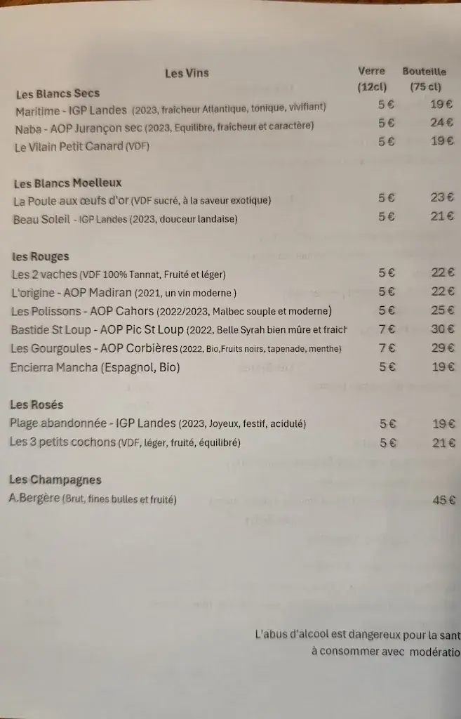 Menu_La Cheeserie Cauterets_Cauterets_immagine_4