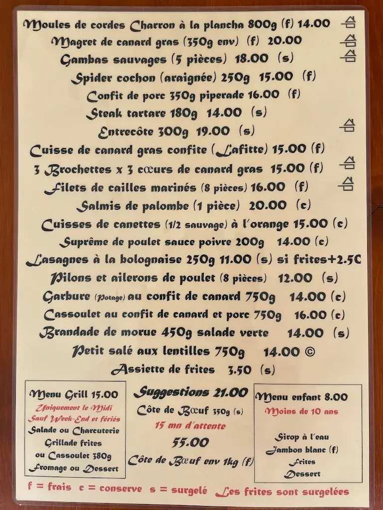 Menu_Le Bistrot à Claude_Cazaubon_image_3