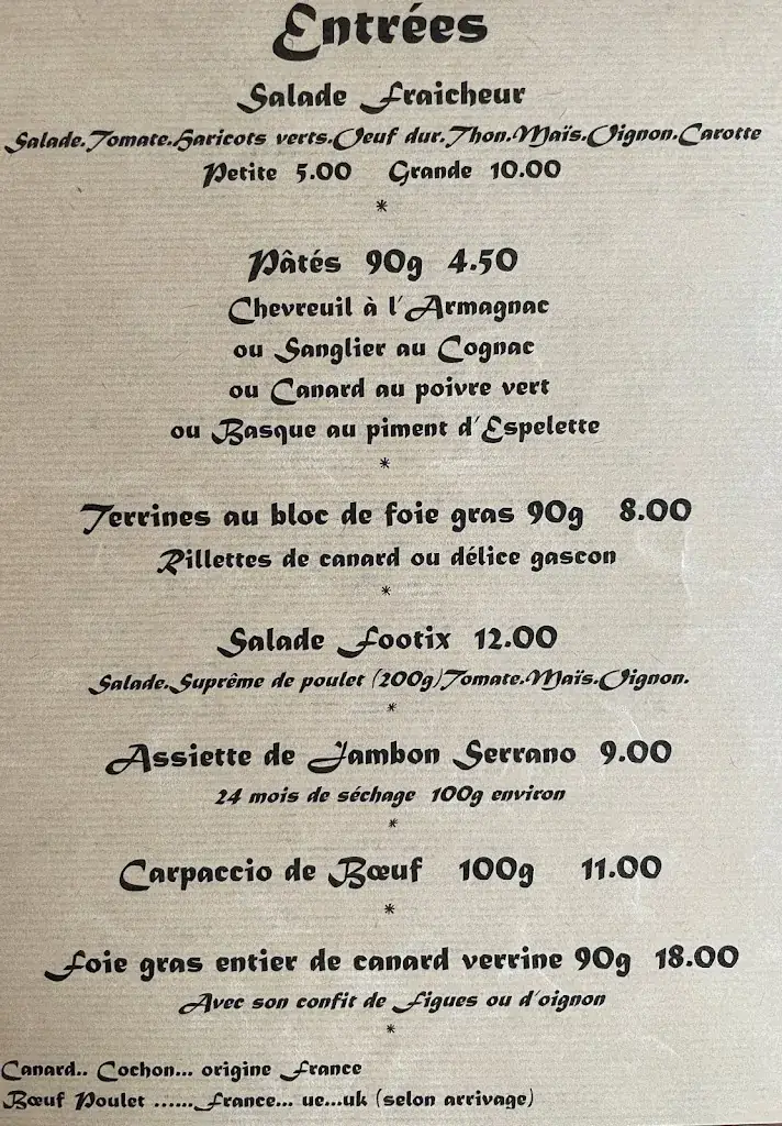 Menu_Le Bistrot à Claude_Cazaubon_image_4