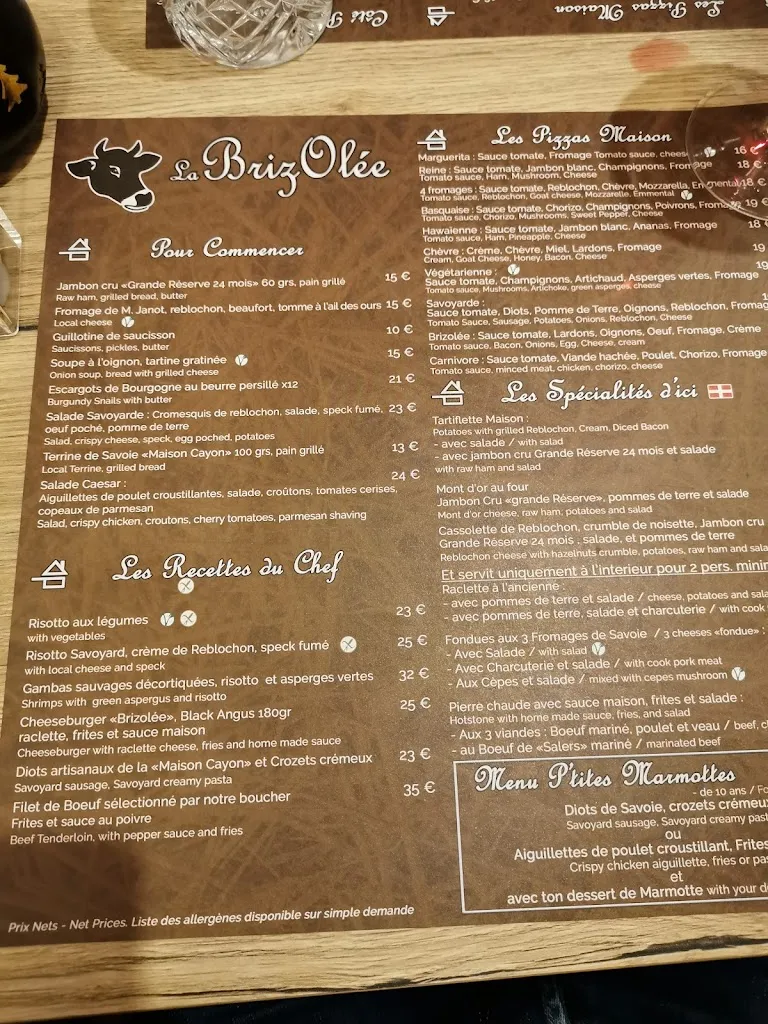 Menü_La Brizolee_Allues_Bild_1