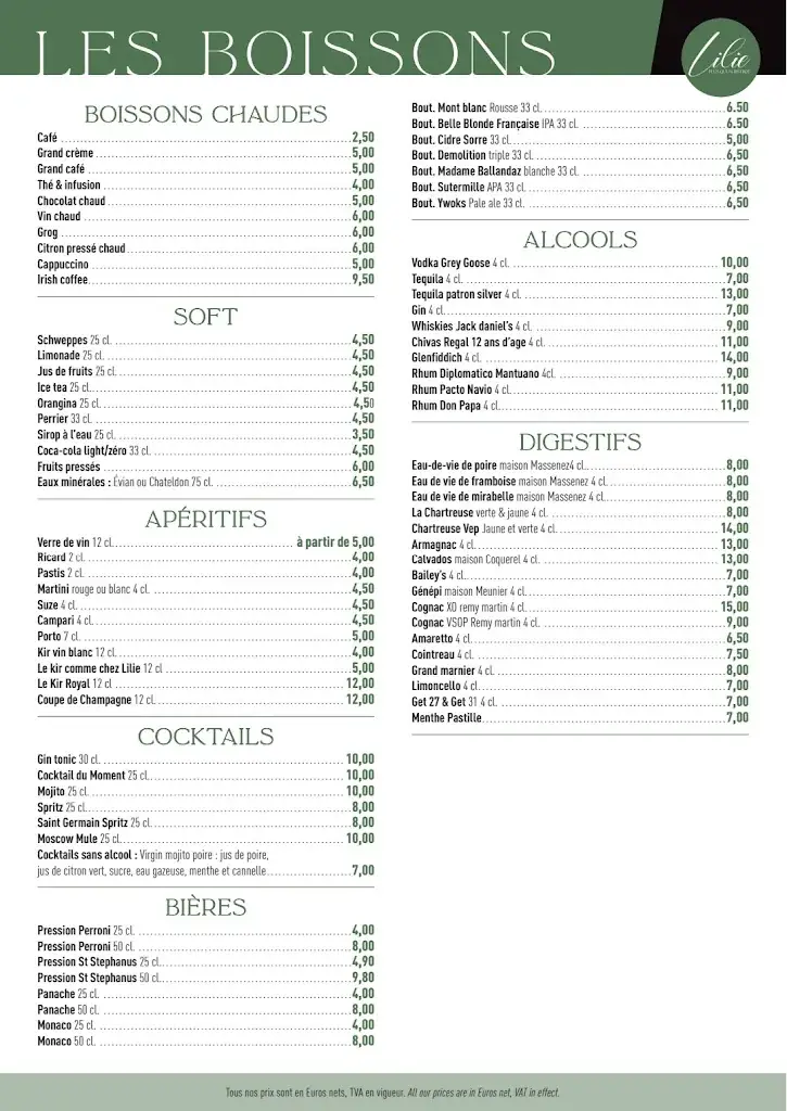 Lilie ristorante a Allues