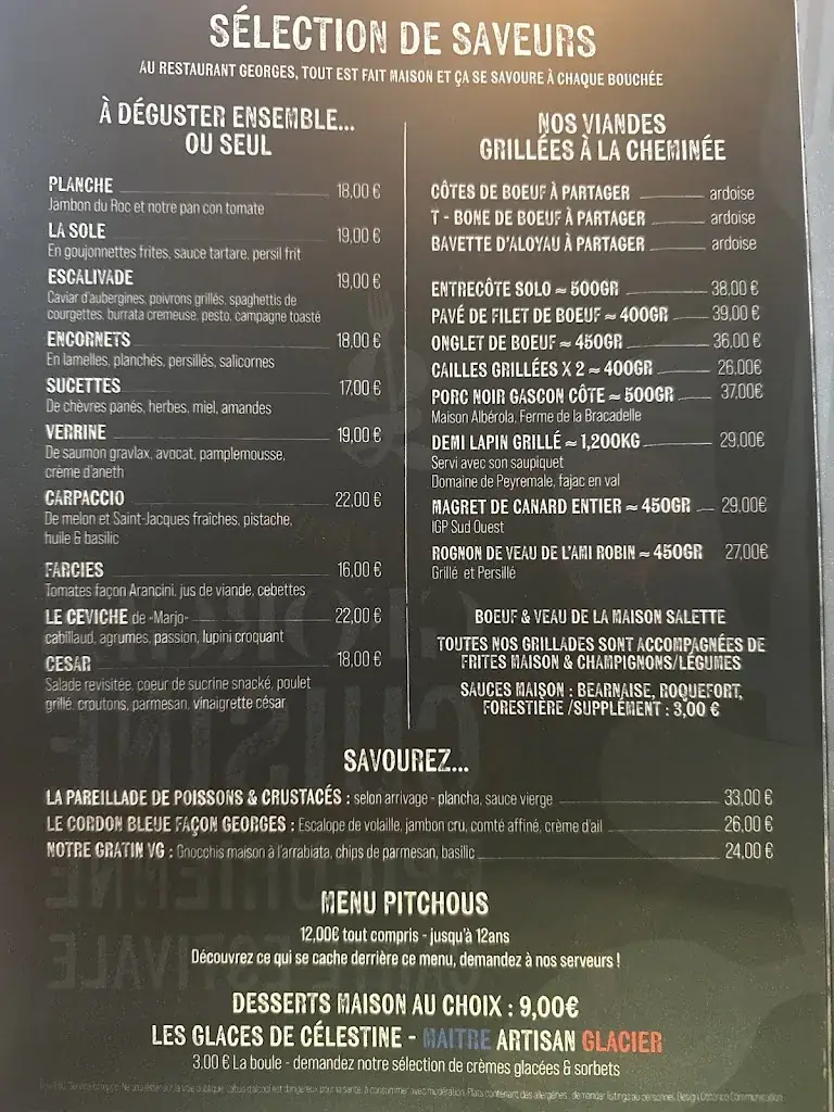 Menu_Restaurant Georges_Cazilhac_image_1