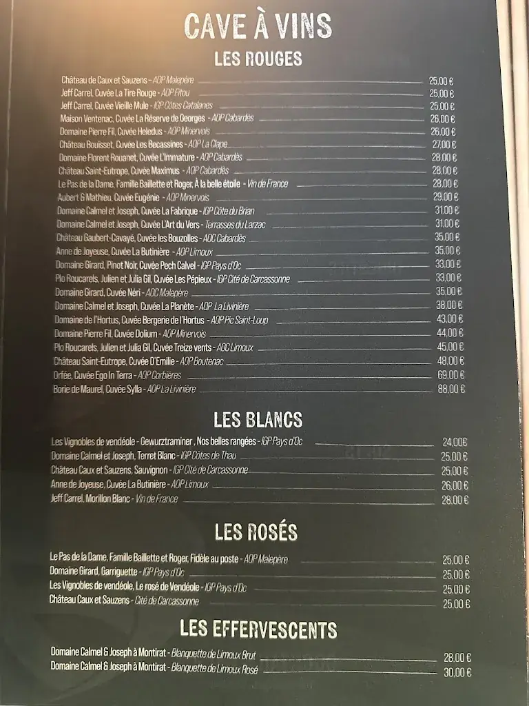 Menu_Restaurant Georges_Cazilhac_image_2
