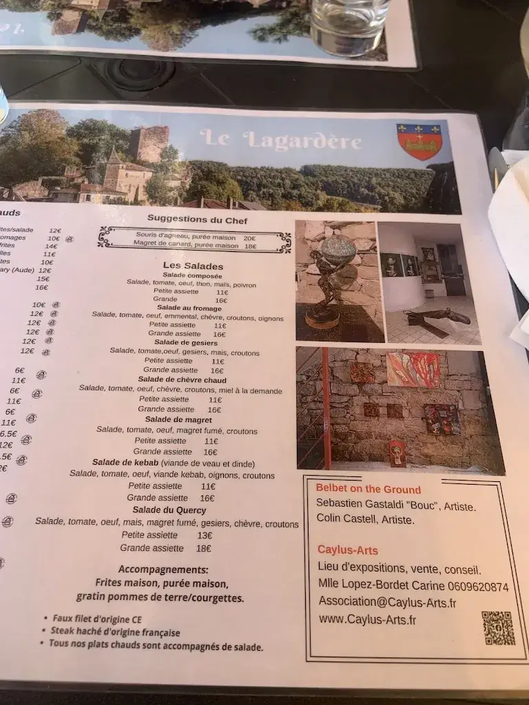 Menu_Le Lagardere_Caylus_image_2