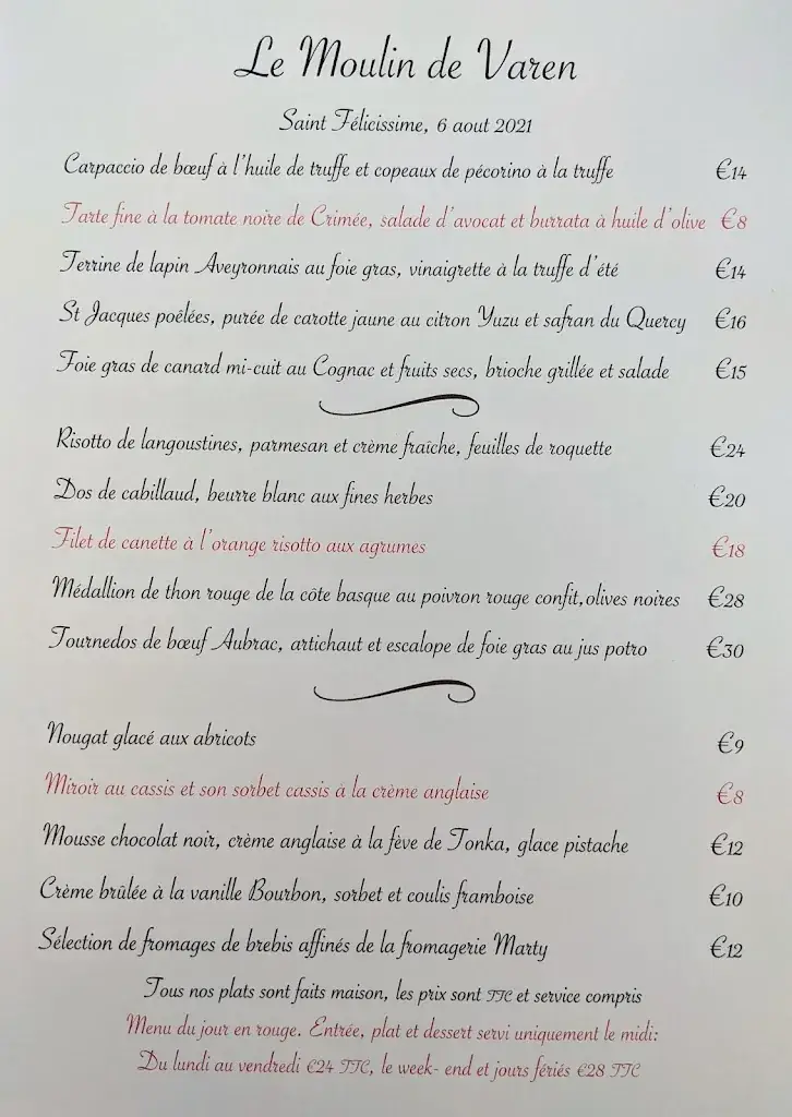 Menu_Le Moulin de Varen_Varen_image_2