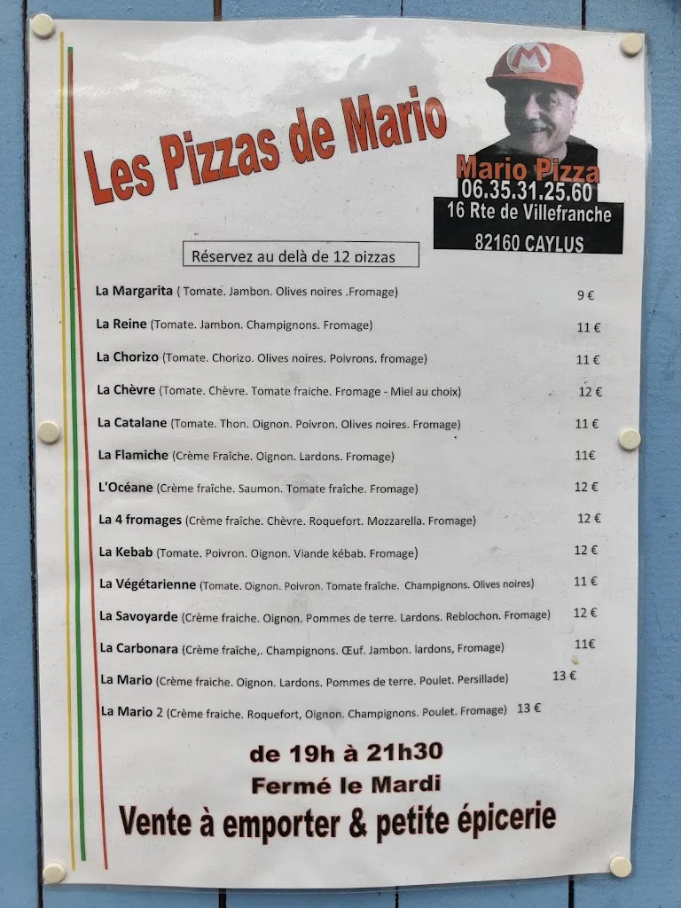 Menu_Mario Pizza_Caylus_image_1