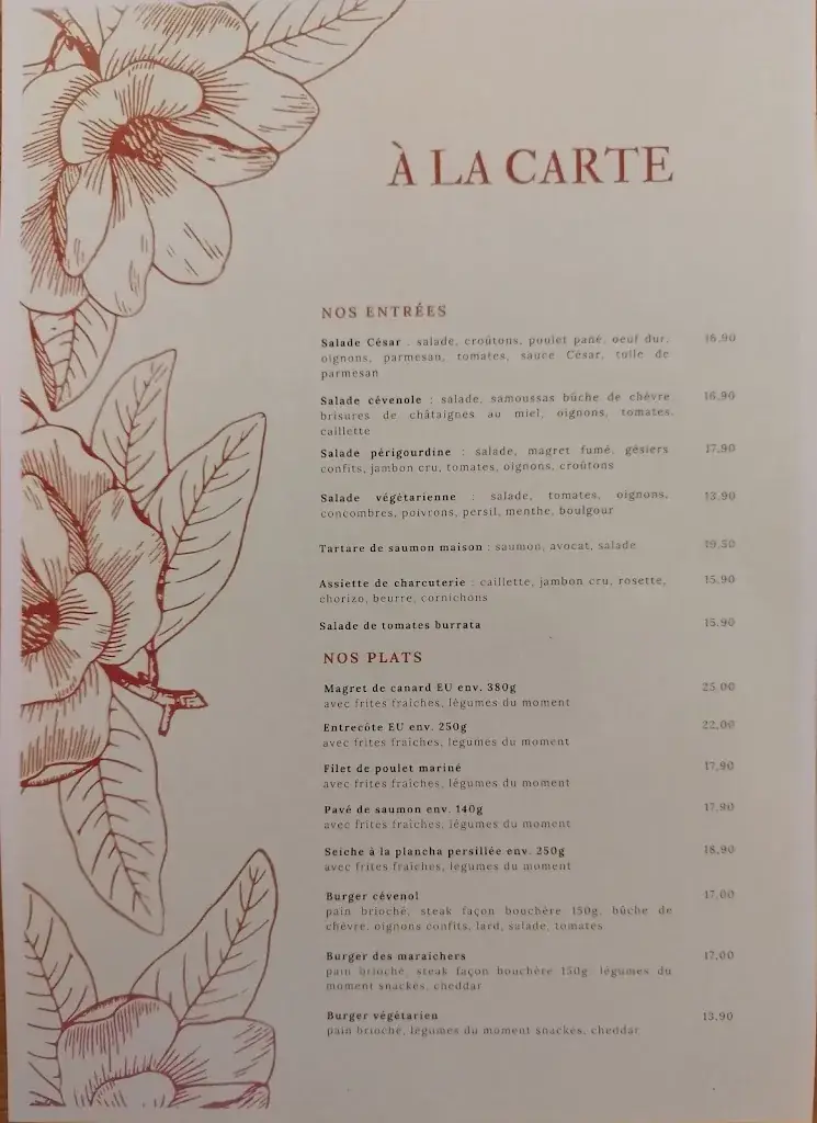 Menu_Le Clos des Maraîchers_Alès_image_1