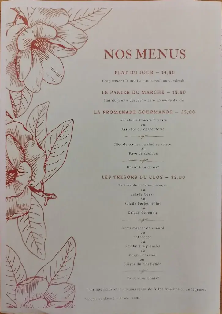 Menu_Le Clos des Maraîchers_Alès_image_2