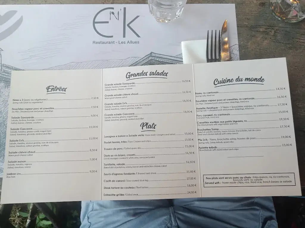 En'k Restaurant in Allues