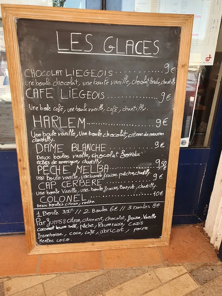 Menu_Restaurant de la Plage. Bar_Cerbère_image_1