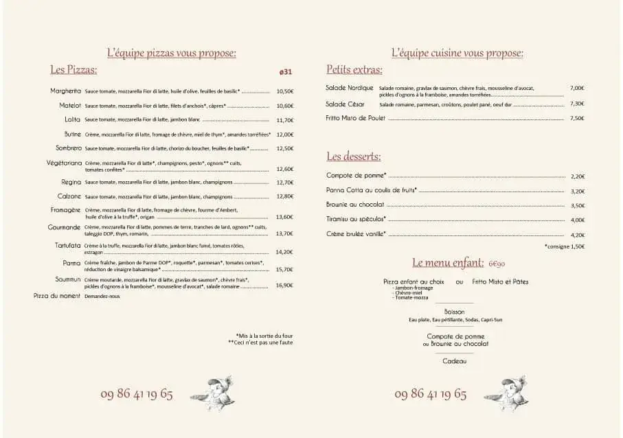 Menu_La Corneille Gourmande_Cazouls-lès-Béziers_image_1