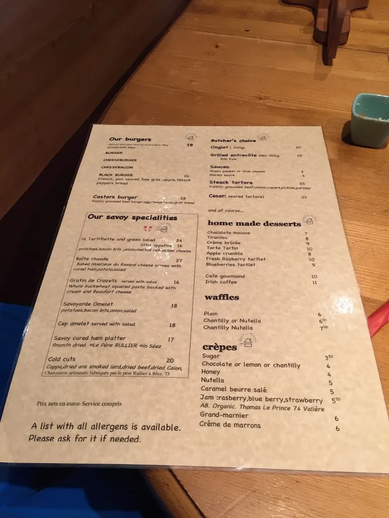 Menu_Les Castors_Allues_image_2