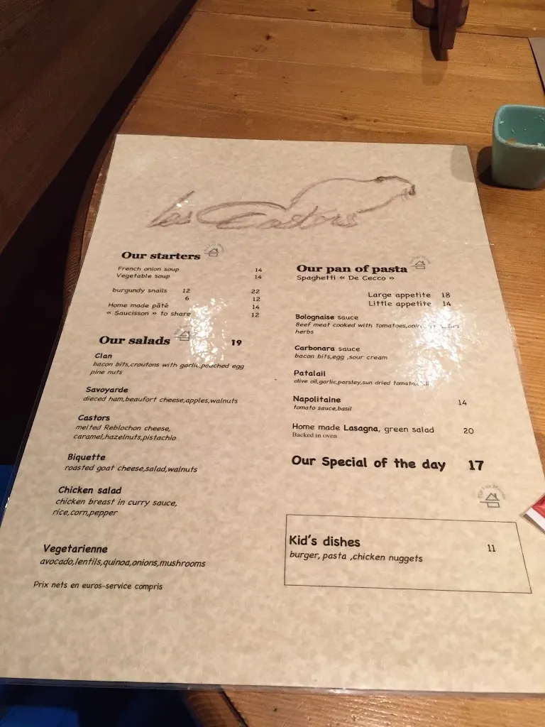 Menu_Les Castors_Allues_image_3