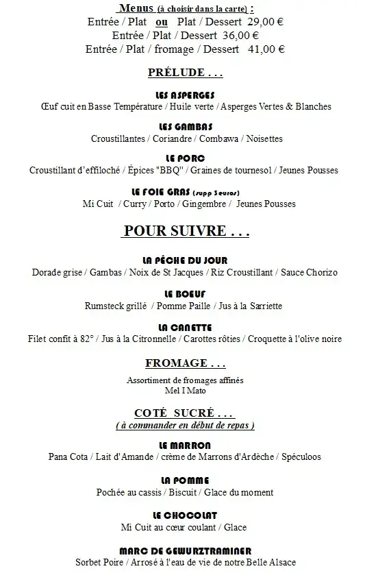 Menu_Le Vieux Puits_Maraussan_immagine_2