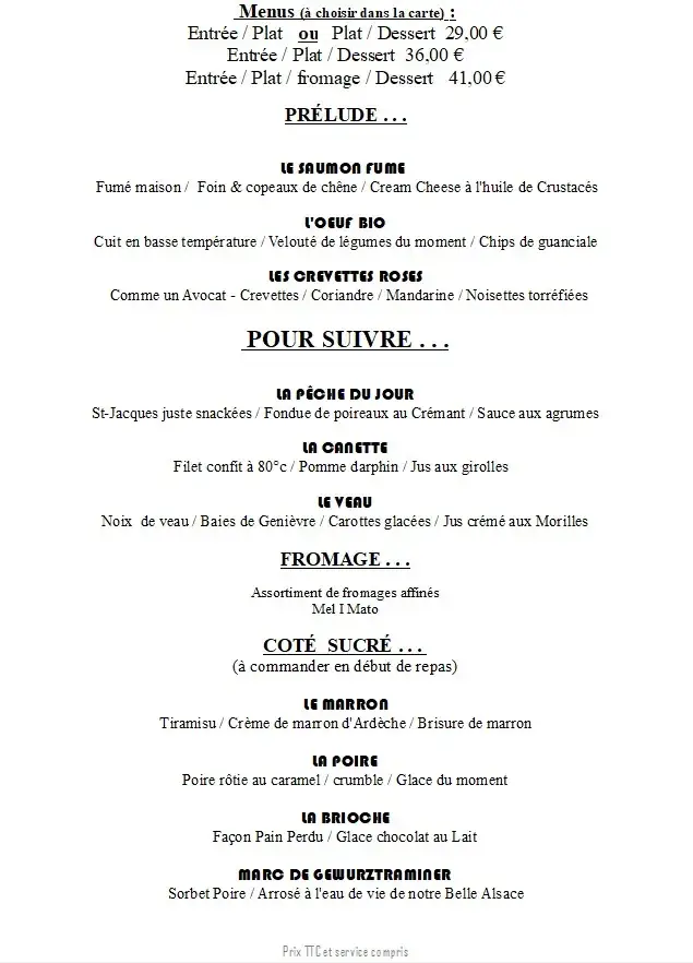 Menu_Le Vieux Puits_Maraussan_immagine_3