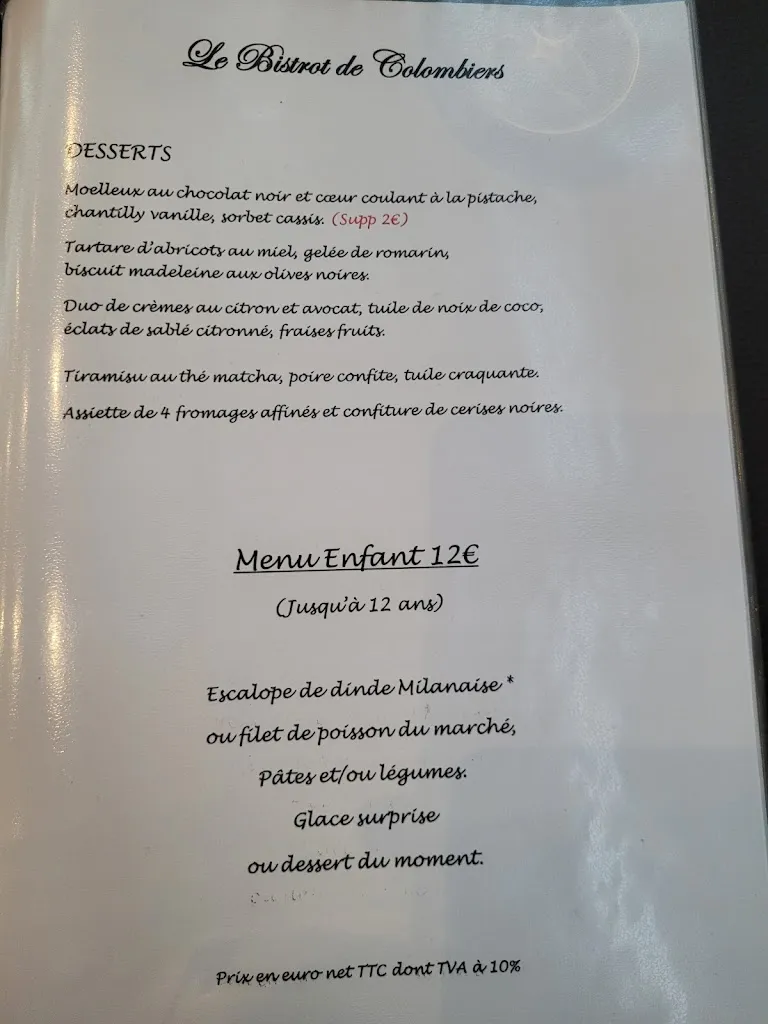 Menu_Le Bistrot de Colombiers Hérault _Colombiers_image_3