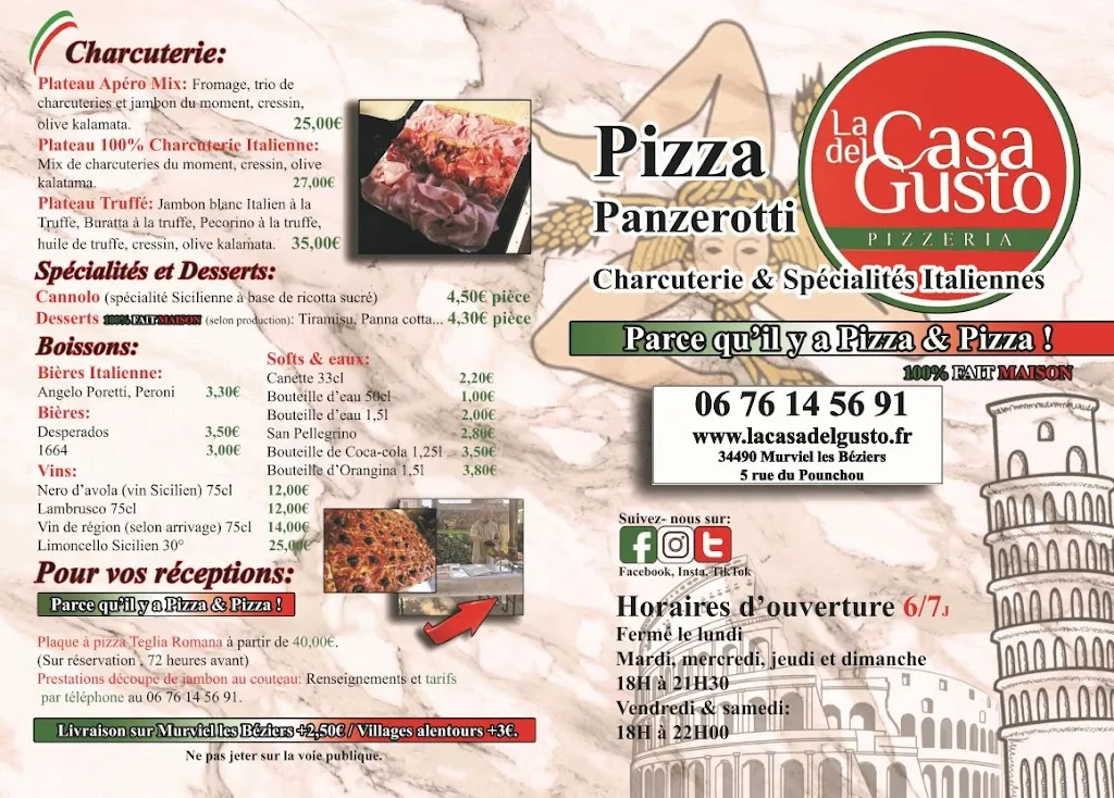Menu_La casa del gusto Murviel-lès-Béziers_Murviel-lès-Béziers_image_2