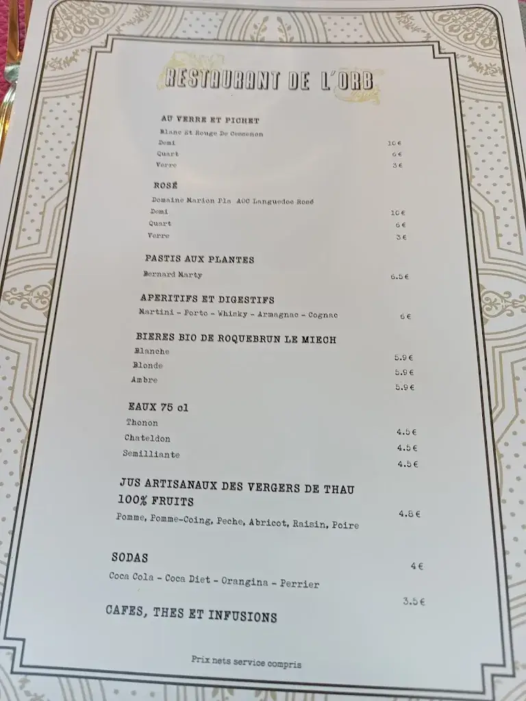 Menu_Restaurant de l'Orb_Cessenon-sur-Orb_image_2