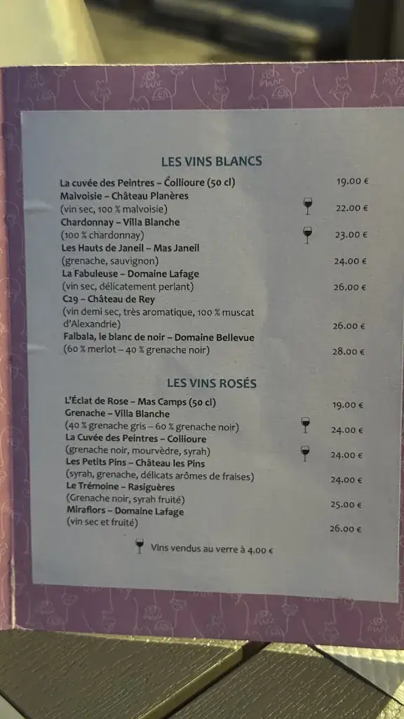 Menu_La Galerie_Céret_immagine_2