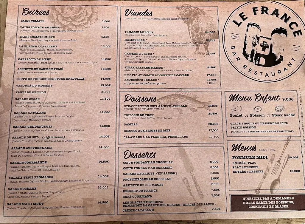 Menu_Le France_Céret_immagine_4