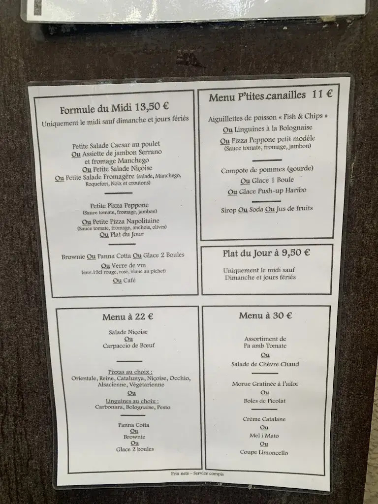 Menu_Le Quattrocento_Céret_image_1