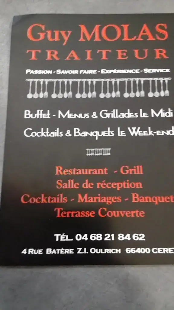 Menu_Restaurant Guy Molas_Céret_immagine_1