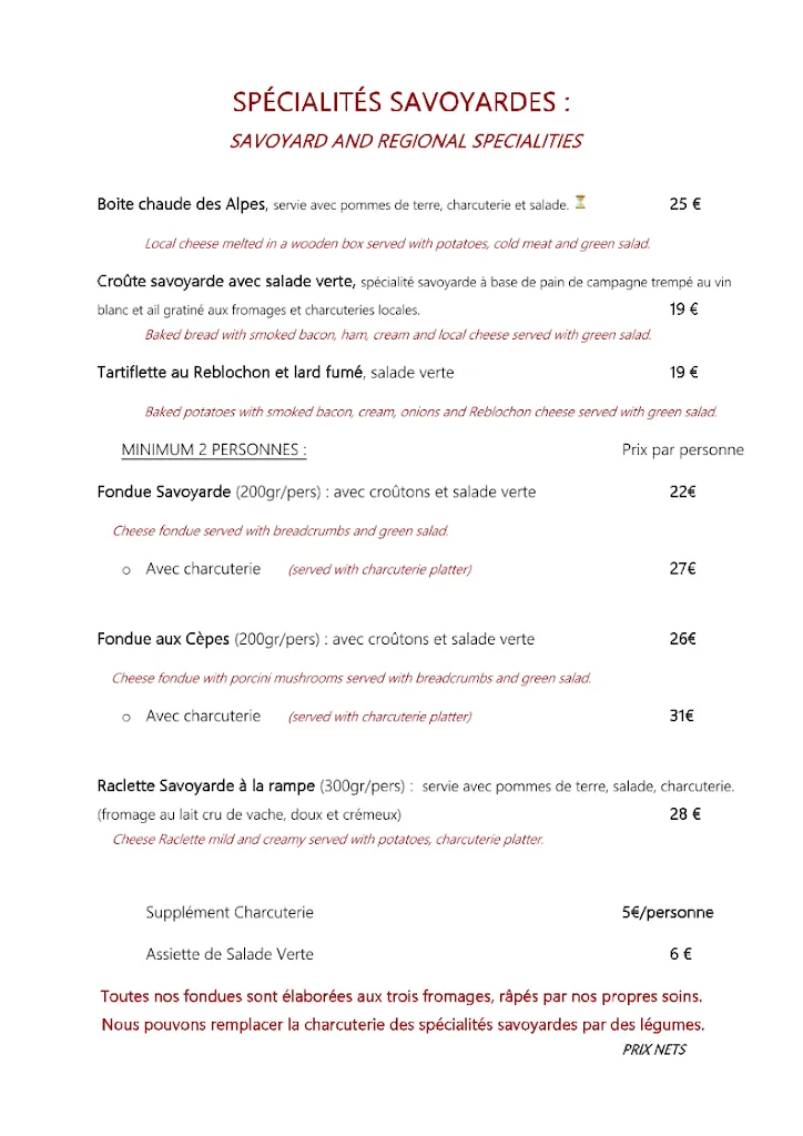 Le Rastro Restaurant in Allues